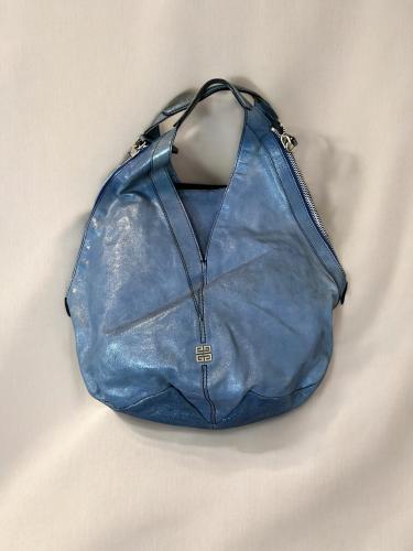Givenchy Nightingale Hobo Bag – Blue Leather