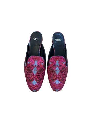 Versace Baroccoflage print Slippers, size 37