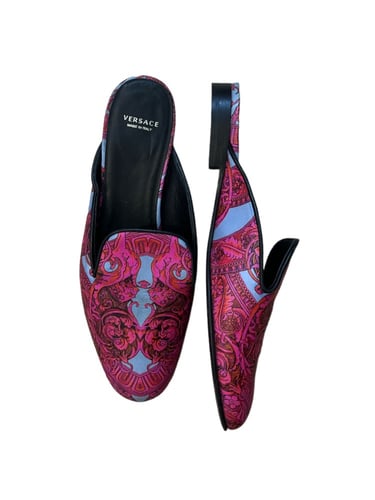 Versace Baroccoflage print Slippers, size 37