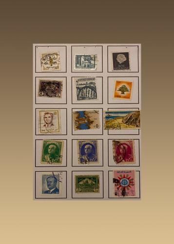 مجموعة الطوابع البريدية منذ عام 1900م .