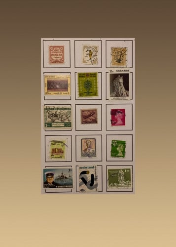 مجموعة الطوابع البريدية منذ عام 1900م .