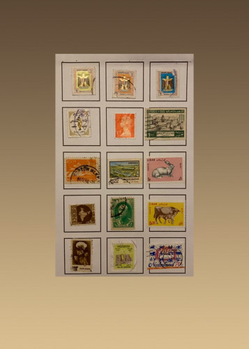 مجموعة الطوابع البريدية منذ عام 1900م .