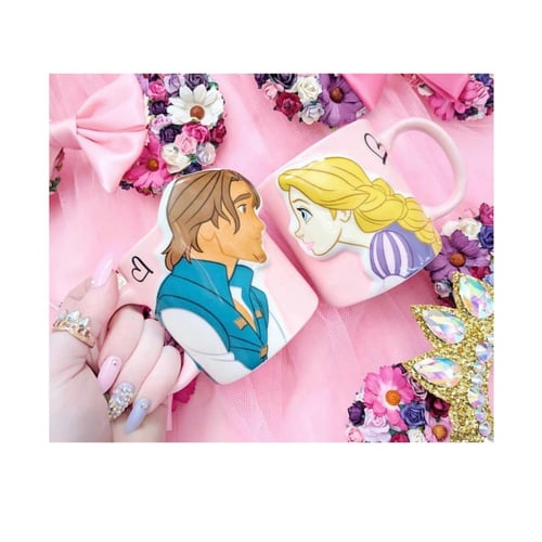 طقم اكواب ربانزل وفلن رايدر