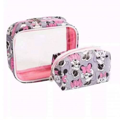 شنط مكياج مني ماوس طقم مكون من قطعتين