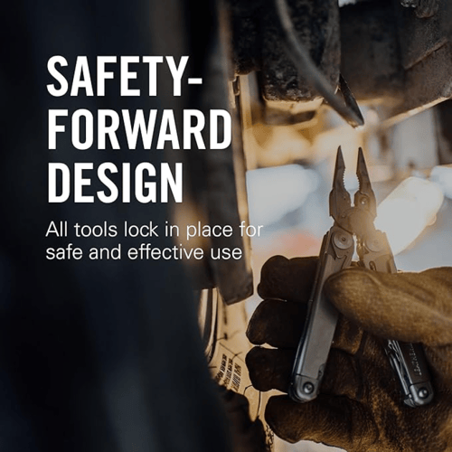 ليثرمان سيرج نايلون أسود Peg-Int