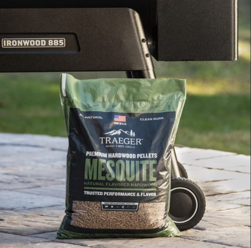 Traeger Mesquite Bbq Wood Pellets 20Lb Bag