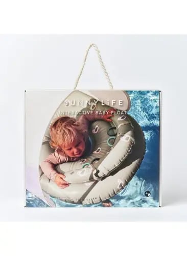 عوامة أطفال بتصميم طائر النورس باللون الأخضر