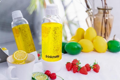 زجاجة درينك ميت سعة 1 لتر باللون الأبيض