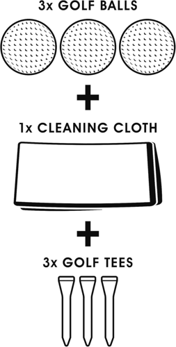 مجموعة ملحقات لاعب الجولف