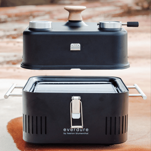 شواية مكعبة بالفحم المحمولة CUBE360 ومجموعة أدوات...