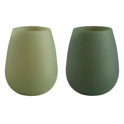 sage + olive | fegg | silicone unbreakable glasses