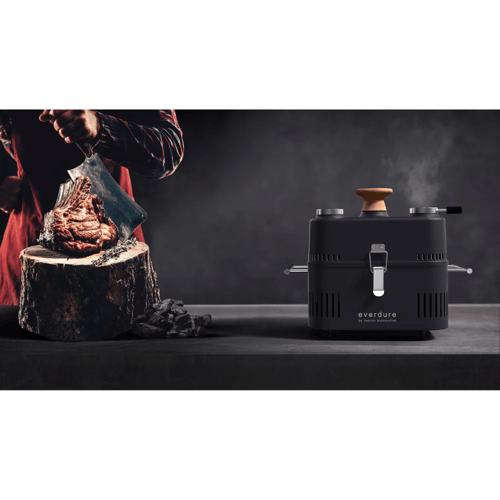 شواية مكعبة بالفحم المحمولة CUBE360 ومجموعة أدوات...