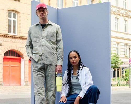 ستانلي آيس فلو جو 890 مل / 30 أونصة زجاجة ماء بغطا...