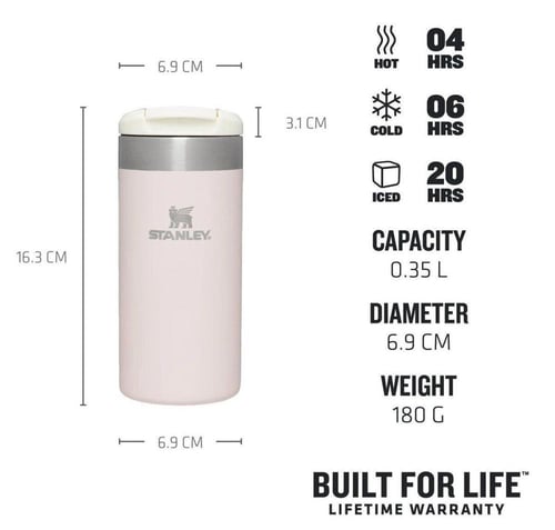 كوب ستانلي TRS بسعة 350 مل/12 أونصة – إيرولايت روز...