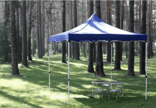 3*3 (BLUE (iron hexagonal tube tent (ordinary) (TY...