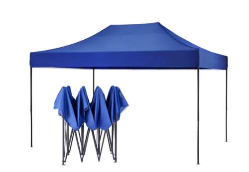 3*6 BLUE aluminum hexagonal tube tent (half enclos...