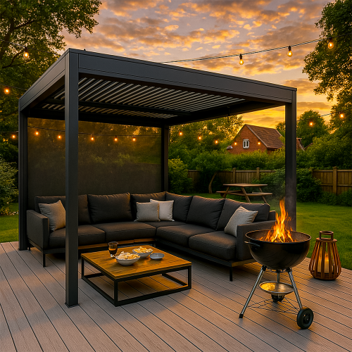 مظلة الومنيوم 4*4 م