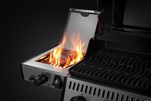 شواية غاز مع شعلة جانبية نابليون ليجيند 365 أرفف س...