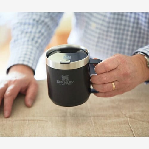 The Legendary Camp Mug .35L / 12oz-Matte Black Peb...