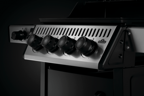 شواية غاز مع شعلة جانبية نابليون ليجيند 425 أرفف س...