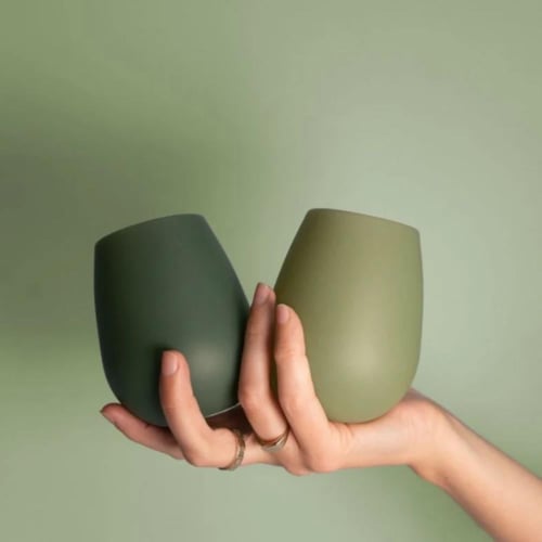 sage + olive | fegg | silicone unbreakable glasses