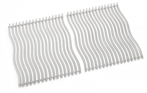 شبكتان للطهي من الفولاذ الستانلس استيل لشوايات برس...