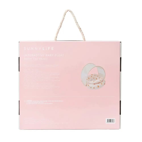 عوامة أطفال تفاعلية بتصميم Poppy the Peach بألوان...