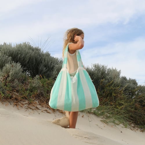 منشفة الشاطئ 2 في 1 حقيبة يد ريو سن