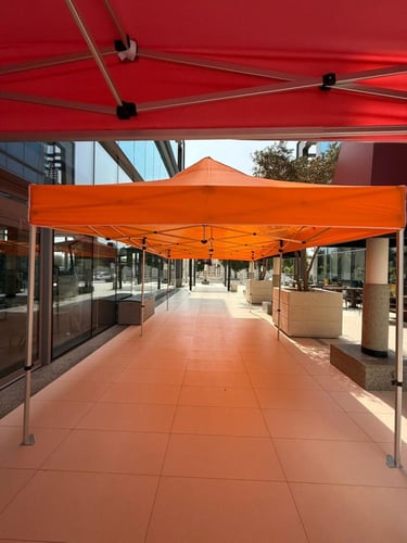 3*6 (ORANGE (aluminum hexagonal tube tent (ordinar...