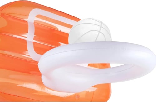 مجموعة كرة السلة الضخمة القابلة للنفخ نيون