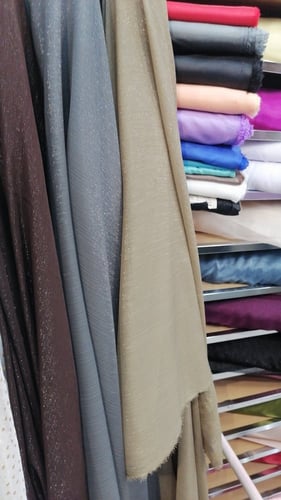 عباية بإكمام شيفون كحلي #58