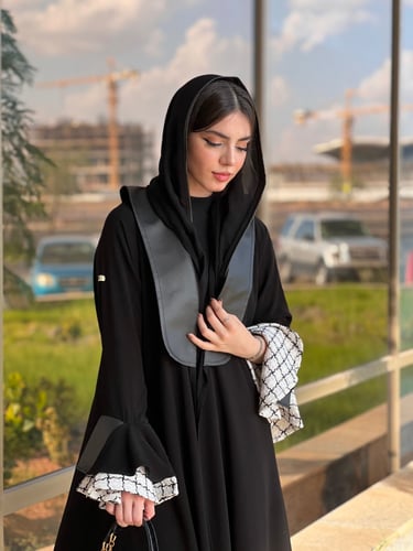 عباية شانيل وجلد #55