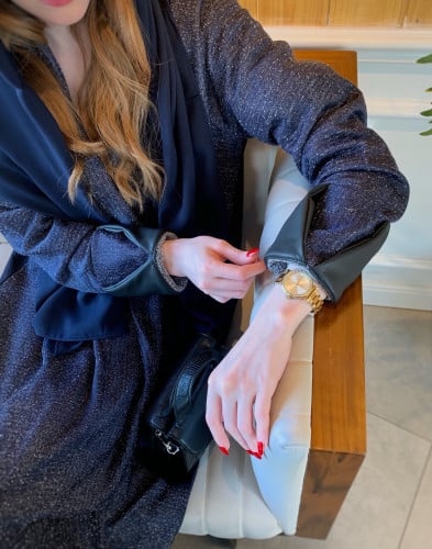 عباية شتويه -قماش صوف استرتش #023