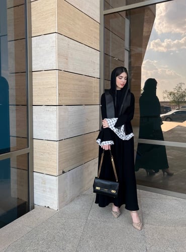 عباية شانيل وجلد #55