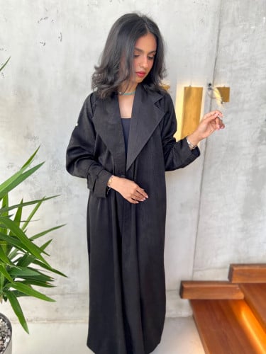 عباية حرير مغسول كوري #044