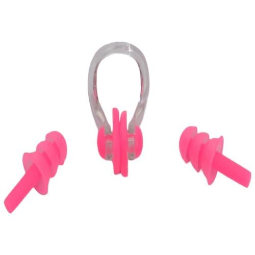 NSPORT SILICONE SWIM NOSE CLIP+EAR PLUGS