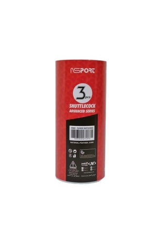NSPORT 3PCS FEATHER SHUTTLE COCK WITH 2 LAYER CORK