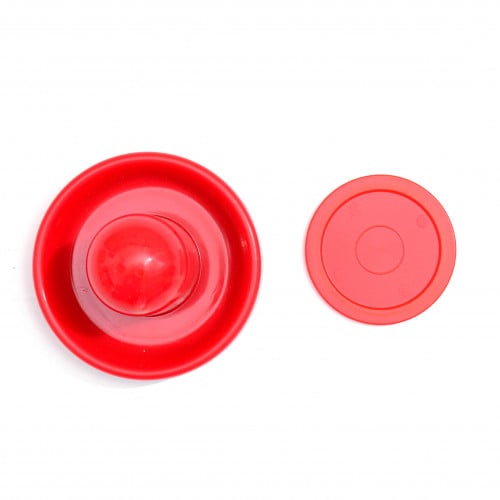 PLASTIC PUCK WITH STRICKER 96MM