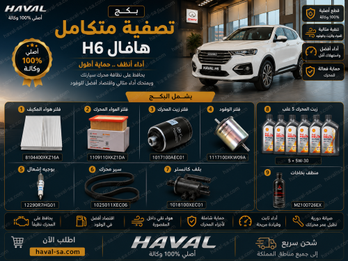 بكج تصفية متكامل أصلي H6