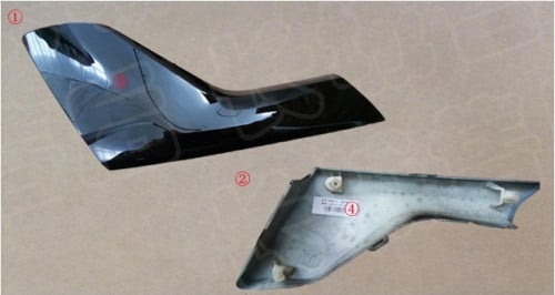 ديكور صدام سفلي يسار أصلي