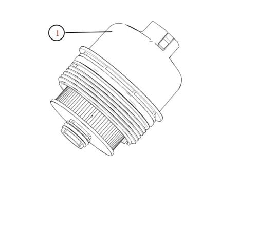 غطاء فلتر زيت أصلي H6