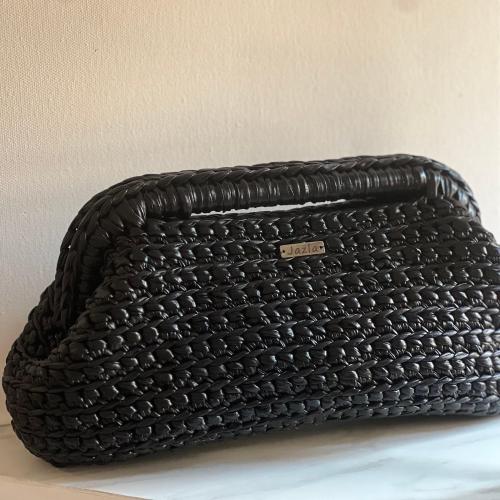 (Signature) Black moon clutch