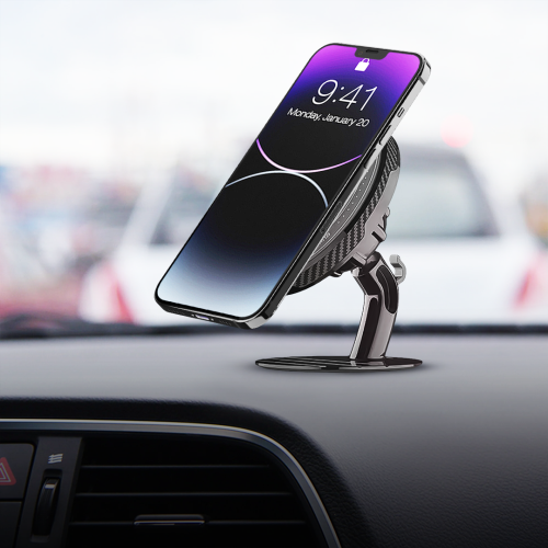 حامل جوال على الأسطح أسود