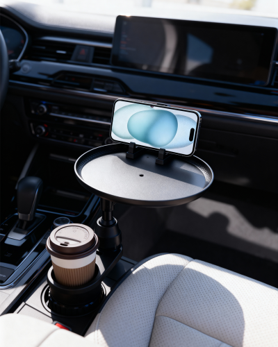 حامل جوال للسيارة مع طاوله