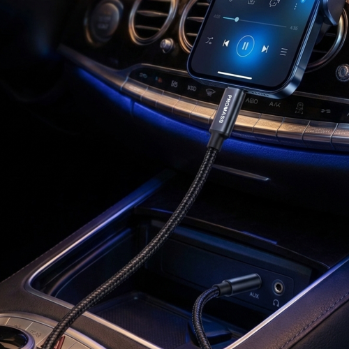 كيبل ايفون لايتنينج الى AUX من PROMASS