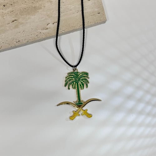 تعليقة مرايا سيفين ونخلة | أشكال متنوعة