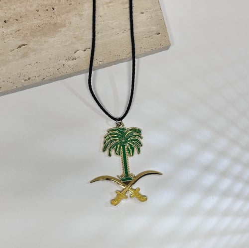 تعليقة مرايا سيفين ونخلة | أشكال متنوعة