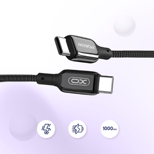 كيبل شحن 60W | XO | Type C to Type C