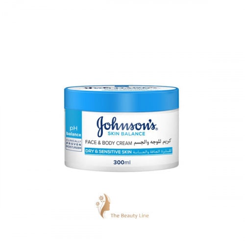 جونسون كريم للوجه والجسم للبشرة الجافة والحساسة 30...