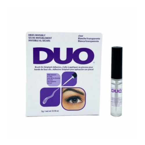 دوو - غراء الرموش البنفسجي - لون شفاف